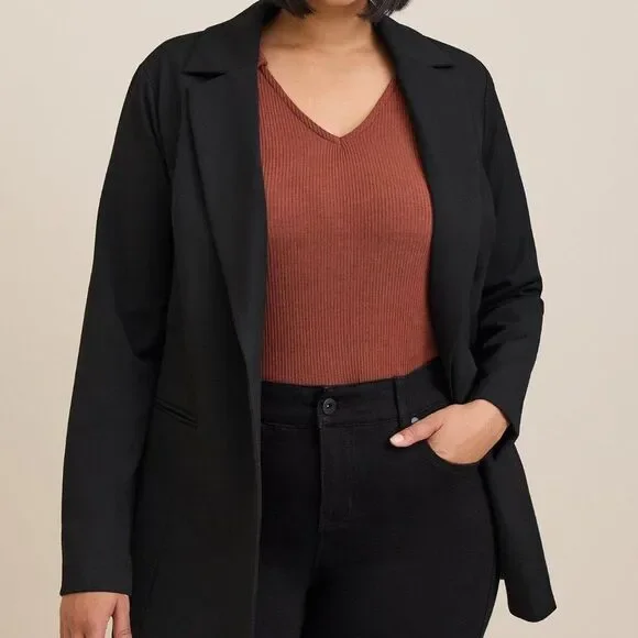 NWT Studio Luxe Long Line Blazer - Picture 3 of 10